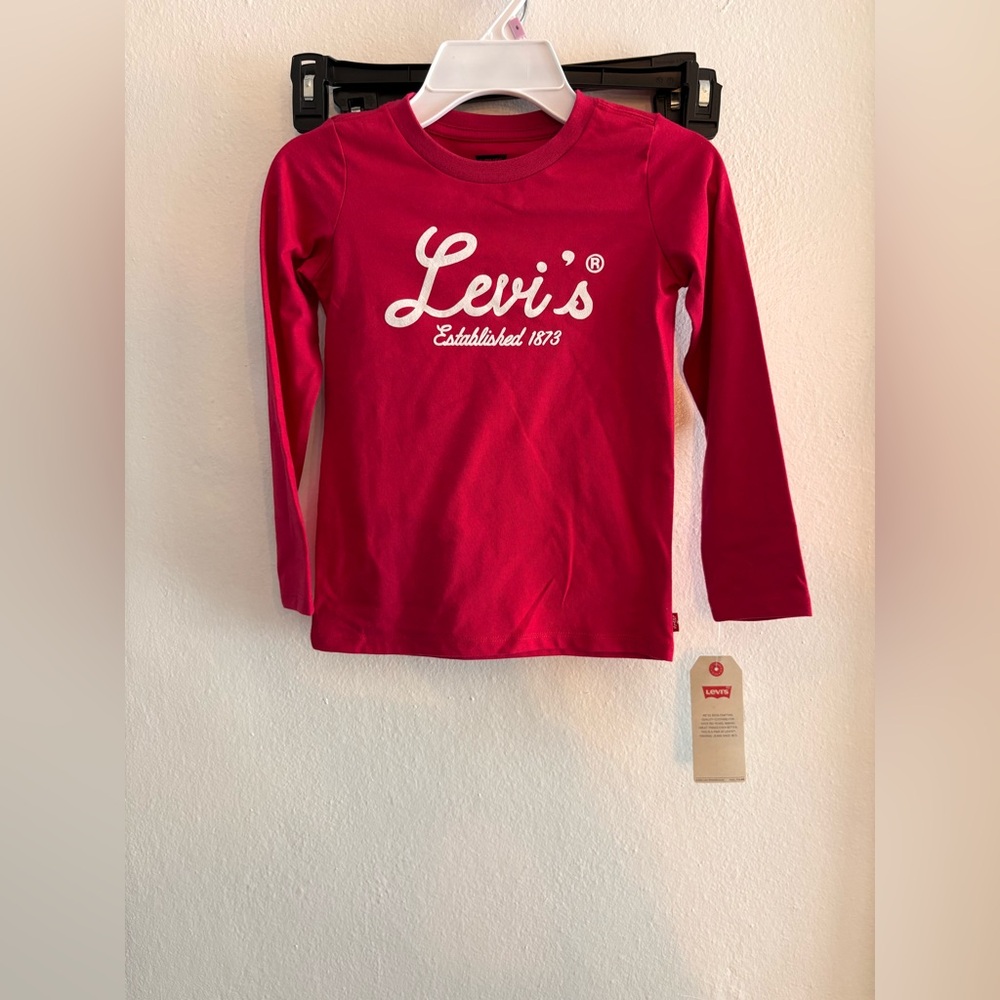 Bundle 3 for $15. Levi's Pink Long Sleeve Tee Cotton Blend. Sizes 2T, 3T, 4, 6.
